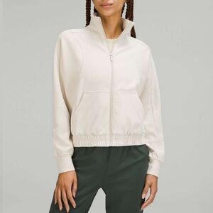 Lululemon Brushed Softstreme Funnel-Neck Zip Up
Natural Ivory